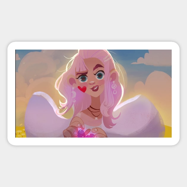 Magical Fairy Princess Sticker by Kire Torres